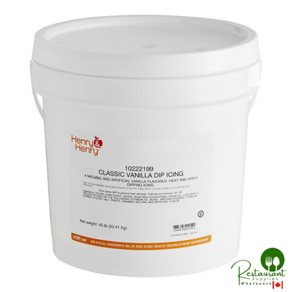 Henry & Henry Classic Vanilla Dip Icing 45 lb.