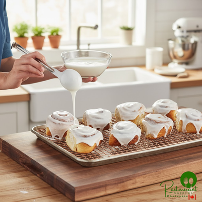 Brill Vanilla Breakfast Roll Icing 22 lb.