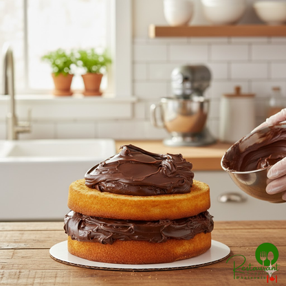 Rich's Classic Chocolate Cake & Donut Icing - 23 lb. Pail