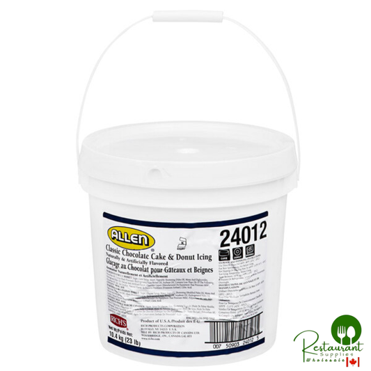Rich's Classic Chocolate Cake & Donut Icing - 23 lb. Pail