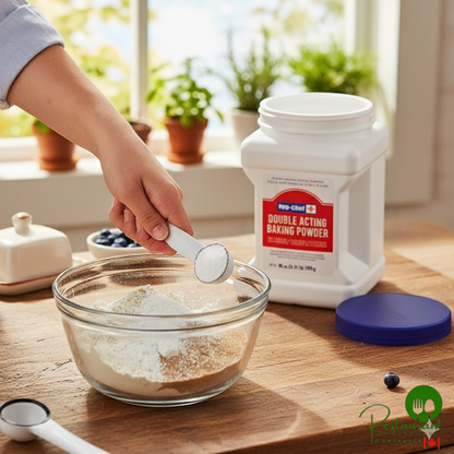 Double Acting Baking Powder 3.75 lb. Canister - 6/Case