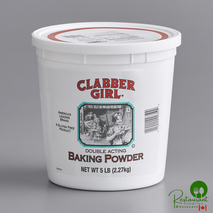 Clabber Girl Double-Acting Baking Powder 5 lb. - 6/Case