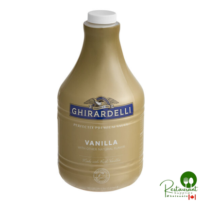 Ghirardelli Vanilla Flavoring Sauce 64 fl. oz. - 6/Case