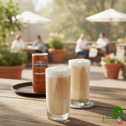 Ghirardelli Caramel Flavoring Sauce 12 fl. oz. (16 oz.) - 12/Case