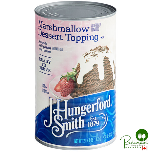 J. Hungerford Smith #5 Can Ready-to-Use Marshmallow Topping - 6/Case