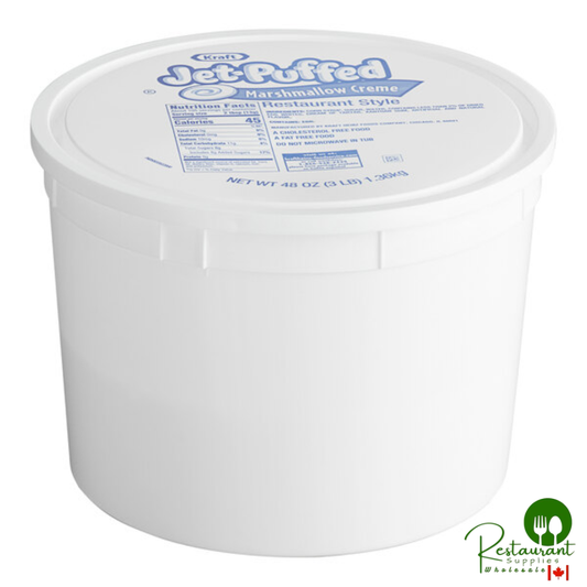 Jet-Puffed Marshmallow Creme Topping 3 lb. - 6/Case