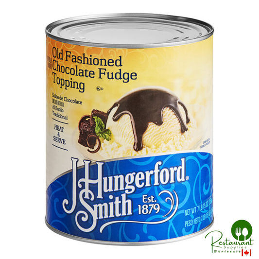 J. Hungerford Smith #10 Can Old Fashioned Chocolate Fudge Topping - 6/Case