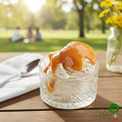 J. Hungerford Smith Caramel Fudge Topping #10 Can - 6/Case