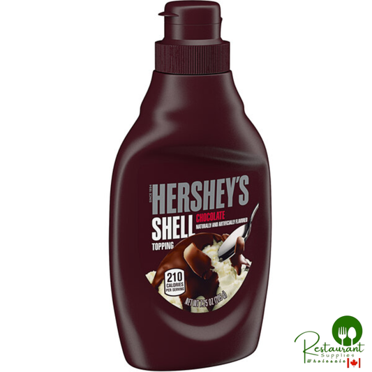 HERSHEY'S 7.25 fl. oz. Chocolate Shell Topping - 6/Case