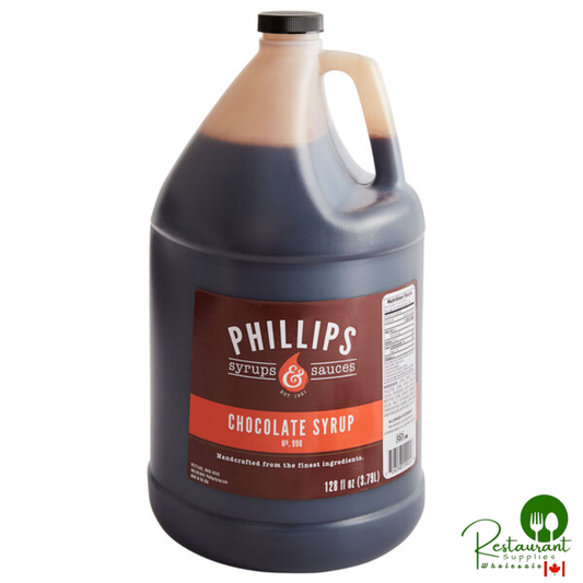 Phillips 1 Gallon Chocolate Syrup - 4/Case