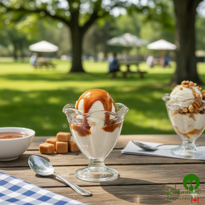 I. Rice 1/2 Gallon Salted Caramel Dessert / Sundae Topping - 3/Case