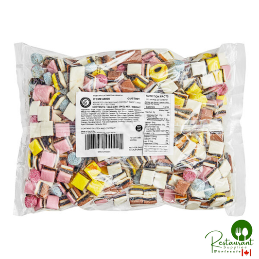 Gustaf's Licorice Allsorts 6.6 lb. - 4/Case