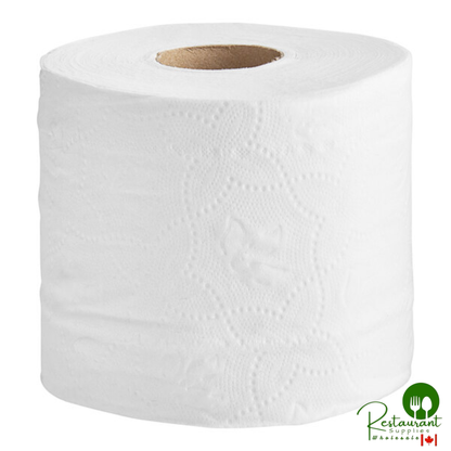 Tork Premium 4" x 4" 2-Ply Standard 400 Sheet Toilet Paper Roll T24 - 48/Case