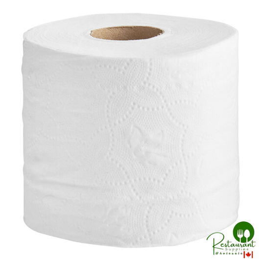 Tork Premium 4" x 4" 2-Ply Standard 400 Sheet Toilet Paper Roll T24 - 48/Case