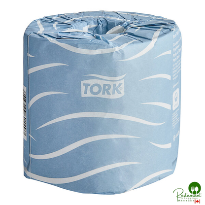 Tork Advanced 4" x 4" Individually Wrapped 2-Ply Standard 500 Sheet Toilet Paper Roll T24 - 48/Case