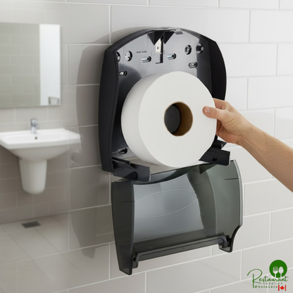 Angel Soft Professional Series Compact Premium Embossed Coreless 1125 Sheet 2-Ply Toilet Paper - 18/Case