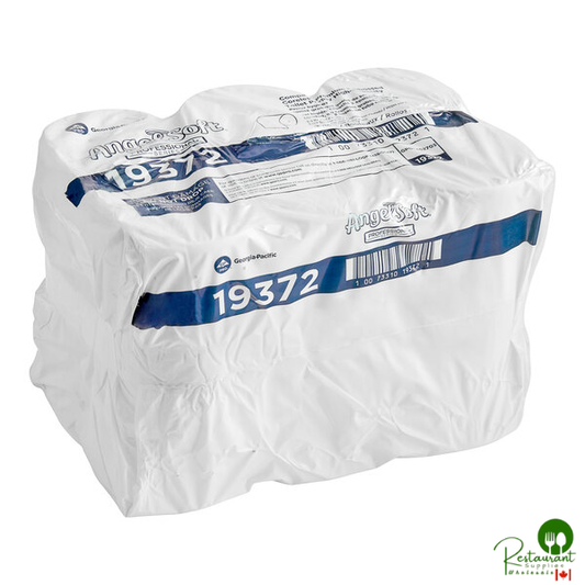 Angel Soft Professional Series Compact Premium Embossed Coreless 1125 Sheet 2-Ply Toilet Paper - 18/Case