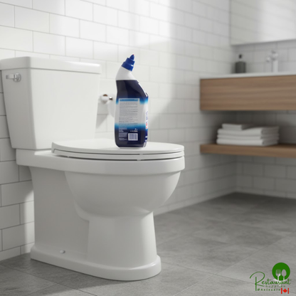 Lysol RAC98012 24 oz. Power Clinging Gel Toilet Bowl Cleaner - 9/Case