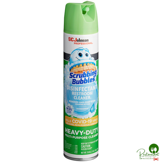 SC Johnson Scrubbing Bubbles® 313358 25 oz. Foaming Disinfectant Bathroom Cleaner - 12/Case