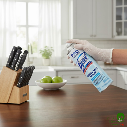 Lysol RAC74828CT 19 oz. Linen Scent Disinfectant Spray - 12/Case