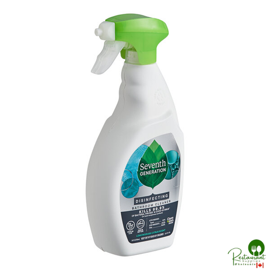 Seventh Generation 10732913228116 26 oz. Lemongrass Citrus Disinfecting Bathroom Cleaner - 8/Case