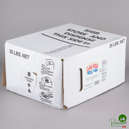 LouAna 35 lb. Bag-in-Box Butter Flavored Canola Popping Oil
