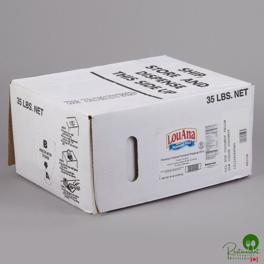 LouAna 35 lb. Bag-in-Box Yellow Coconut Oil