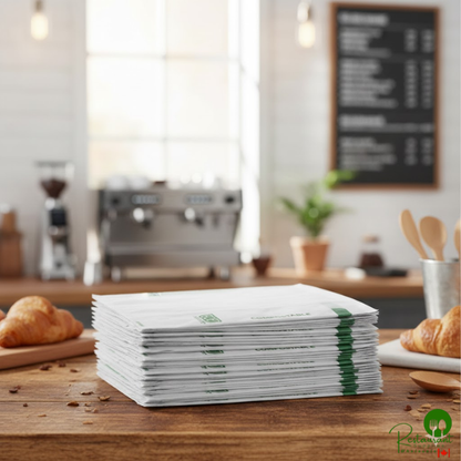 Eco-Products 6" x 6 1/2" White Compostable Dry Waxed Sandwich Bag - 2,000/Case