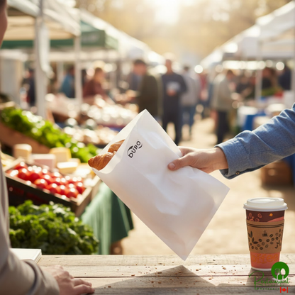 Duro 8 1/2" x 11" White Merchandise Bag - 2,000/Bundle