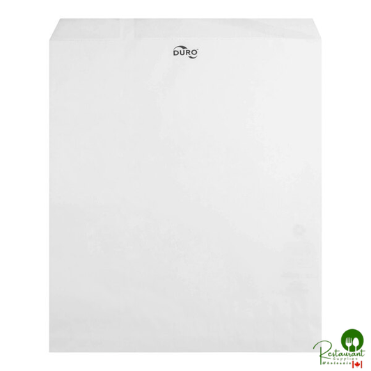 Duro 15" x 18" White Merchandise Bag - 500/Bundle