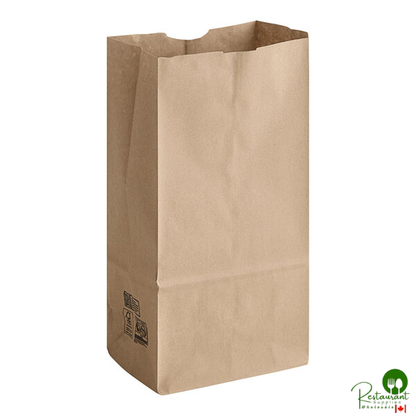 Duro Husky Dubl Life 12 lb. Heavy-Duty Natural Kraft Paper Bag - 400/Bundle