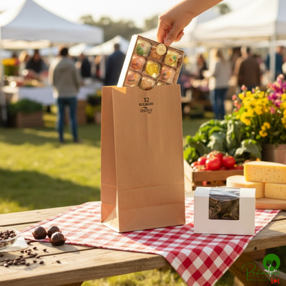 Duro Bulwark 12 lb. Extra Heavy Duty Natural Kraft Bag - 400/Bundle