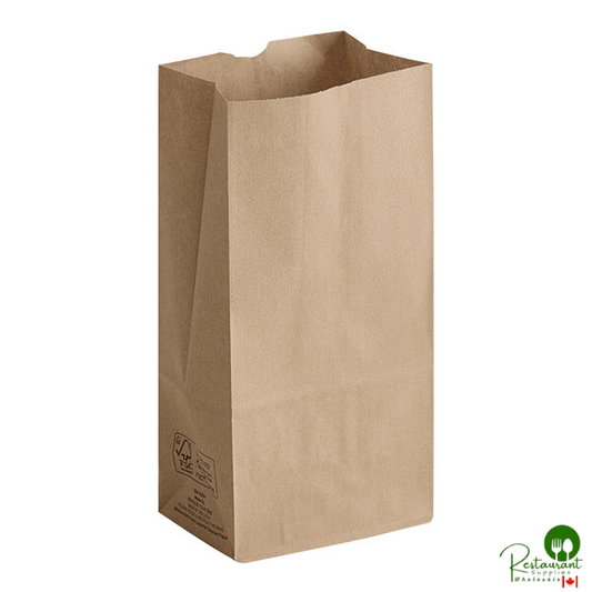 Duro Husky Dubl Life 4 lb. Heavy Duty Natural Kraft Bag - 400/Bundle