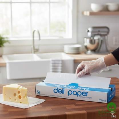 Durable Packaging SW-15 15" x 10 3/4" Interfolded Deli Wrap Wax Paper - 6,000/Case