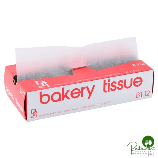 Durable Packaging BT-12 Interfolded Bakery Tissue Sheets 12" x 10 3/4" - 6,000/Case