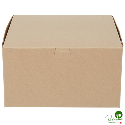 10" x 10" x 5" Kraft Cake / Bakery Box - 100/Bundle