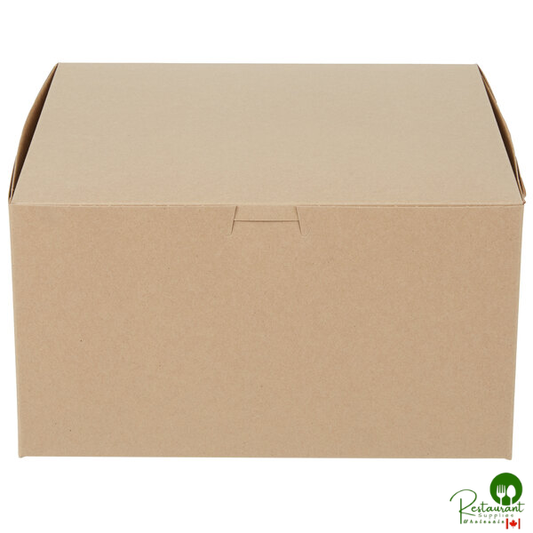 10" x 10" x 5" Kraft Cake / Bakery Box - 100/Bundle