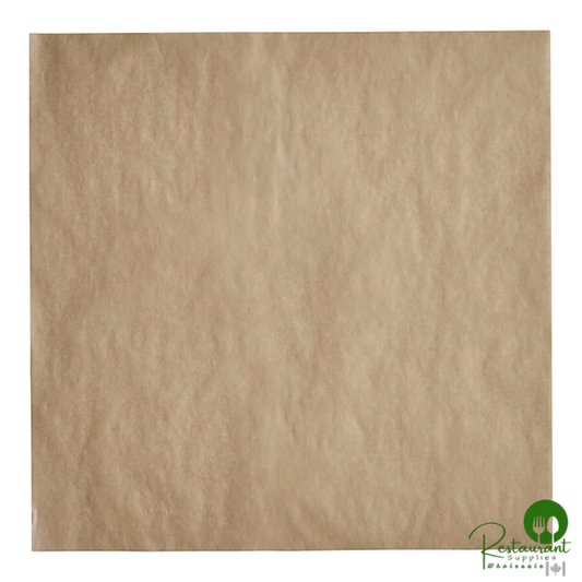 12" x 12" Natural Kraft Customizable Basket Liner / Deli Wrap By Prime - 5,000/Case