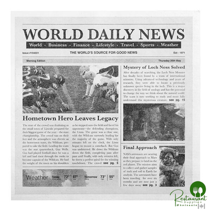 12" x 12" Newspaper Print Deli Sandwich Wrap Paper By Prime - 1,000/Case