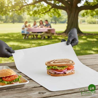 15" x 20" Newsprint Sandwich Wrap Paper By Prime - 1,250/Pack