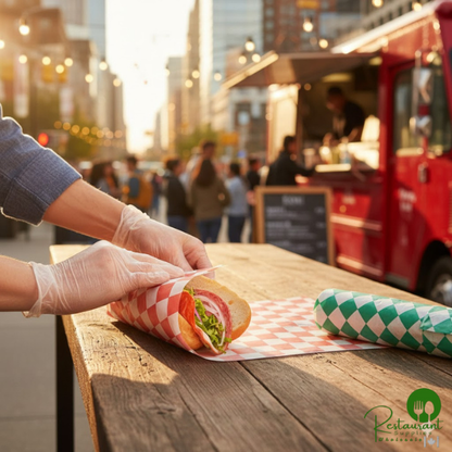 Checkered Basket Liner / Deli Sandwich Wrap Paper Variety Pack - 12" x 12" By Prime - 5,000/Case