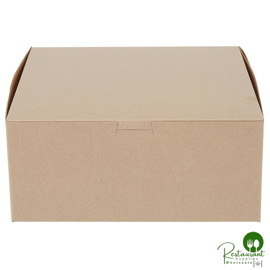 9" x 9" x 4" Kraft Cake / Bakery Box - 200/Bundle
