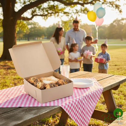 9" x 9" x 4" Kraft Cake / Bakery Box - 200/Bundle