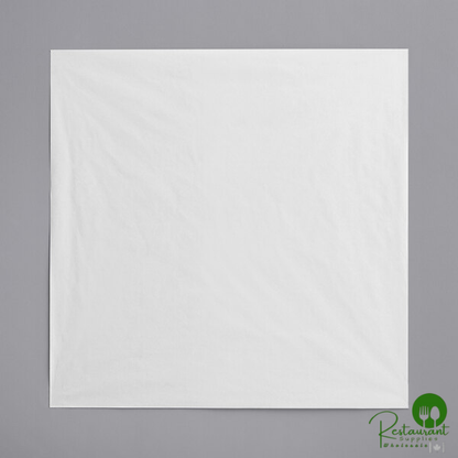 15" x 15" White Customizable Basket Liner / Deli Wrap - No PFAS Added By Prime - 3,000/Case