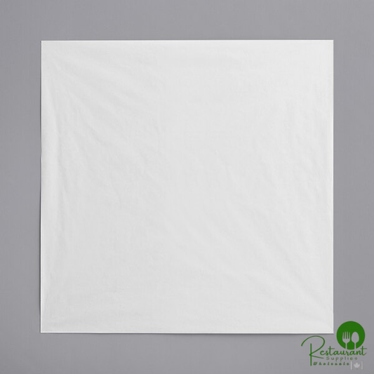 15" x 15" White Customizable Basket Liner / Deli Wrap - No PFAS Added By Prime - 3,000/Case