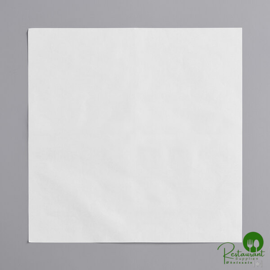 12" x 12" White Customizable Basket Liner / Deli Wrap - No PFAS Added By Prime - 5,000/Case
