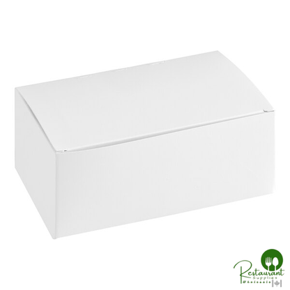 Southern Champion 6" x 3 7/8" x 2 1/4" White Cookie / Bakery Box - 250/Case