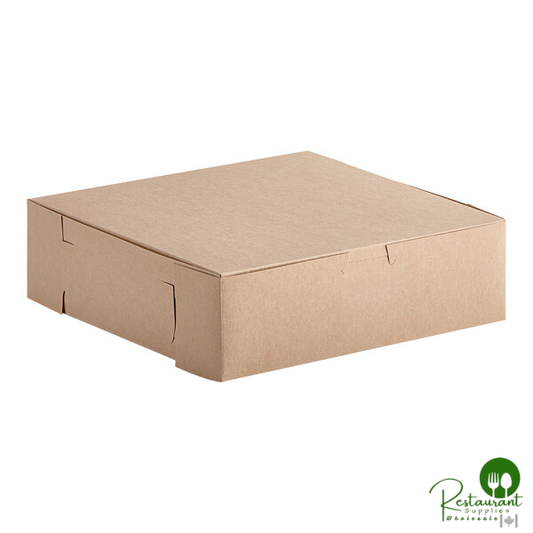 Southern Champion 9" x 9" x 3" Kraft Pie / Bakery Box - 250/Case