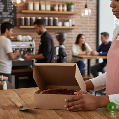 Southern Champion 9" x 9" x 3" Kraft Pie / Bakery Box - 250/Case