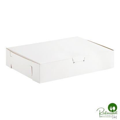 Southern Champion 19" x 14" x 4 1/2" White Half Sheet Cake / Bakery Box - 50/Case